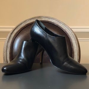 Cole Haan Black Leather Stiletto Booties 9